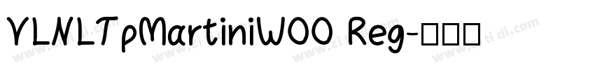VLNLTpMartiniW00 Reg字体转换
